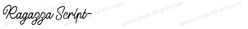 Ragazza Script字体转换